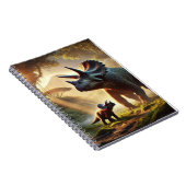 Ein majestätischer, erwachsener Triceratops Notizblock (Rechte Seite)