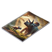 Ein majestätischer, erwachsener Triceratops Notizblock (Linke Seite)