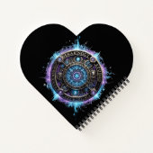 Ein majestätischer, erwachsener Triceratops Notizblock (Rückseite)