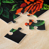 Ein majestätischer, goldfarbener Hirsch Puzzle (Seite)