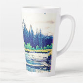 Ein majestätischer kanadischer Wildniswald. Jetzt  Milchtasse (Rechts)