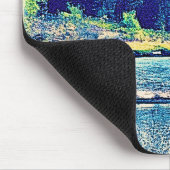 Ein majestätischer kanadischer Wildniswald. Jetzt Mousepad (Ecke)