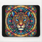 Ein majestätischer Leopard - Maus-Pad Mousepad (Vorne)
