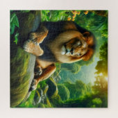 Ein majestätischer Löwe Puzzle (Horizontal)