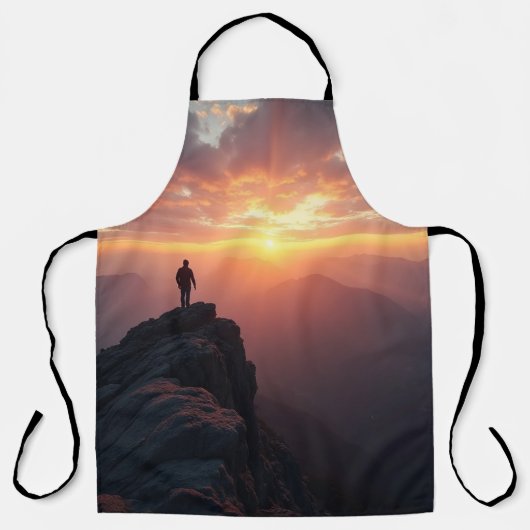 Ein majestätischer Sonnenaufgang vom Gipfel des Be Schürze (Vorderseite)