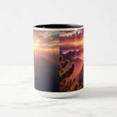 Ein majestätischer Sonnenaufgang vom Gipfel des Be Tasse (Zentrum)