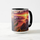 Ein majestätischer Sonnenaufgang vom Gipfel des Be Tasse (VorderseiteRechts)