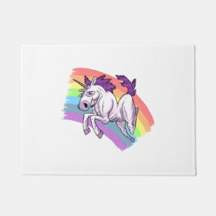 Ein majestätisches Einhorn Fußmatte