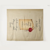 Ein Mal im Mittelalter Scroll Foto Hintergrund Wandteppich (Vorderseite (Horizontal))