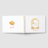 Ein Mal in der Messe Hochzeit Gästebuch (Voll)