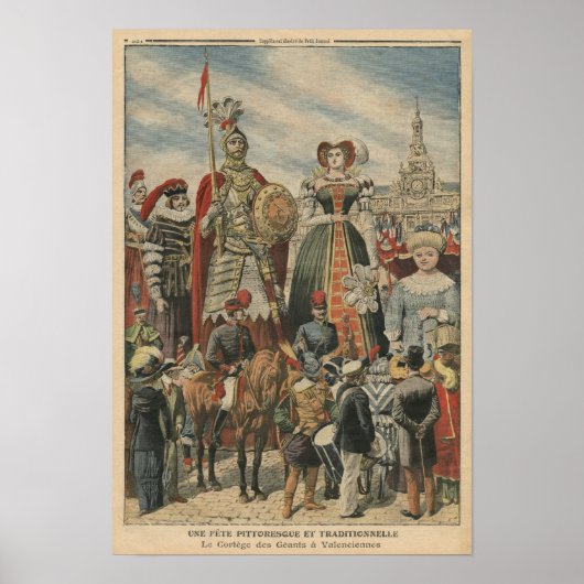 Ein malerisches und traditionelles Fest Poster (Vorne)