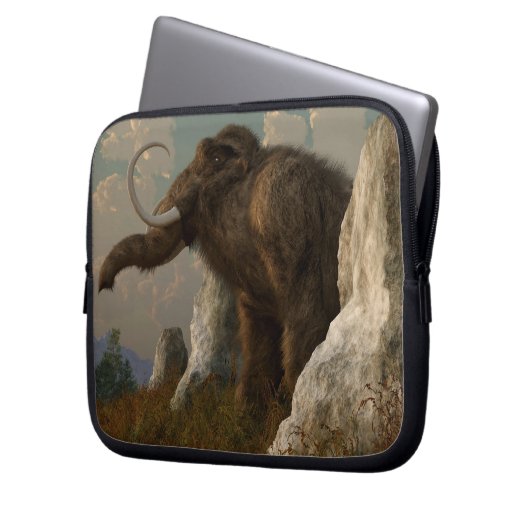 Ein Mammut auf Monument-Hügel Laptopschutzhülle (Vorderseite Links)