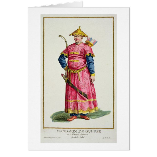 Ein Mandarinen-Kriegsherr von 'Receuil DES (Vorne)