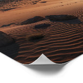 Ein Mann, der auf kosmischen Sandsäcken eine Einze Poster (Ecke)