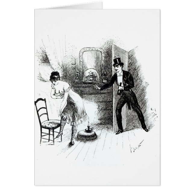 Ein Mann, der ein Prostituiertes besucht (Vorne)