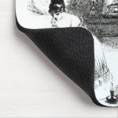 Ein Mann, der ein Prostituiertes besucht Mousepad (Ecke)