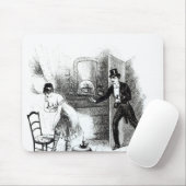 Ein Mann, der ein Prostituiertes besucht Mousepad (Mit Mouse)