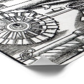 Ein Mann, der eine Kanone lädt Poster (Ecke)