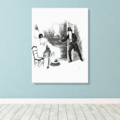 Ein Mann, der eine Prostituierte besucht Leinwanddruck (Insitu (Holzboden))