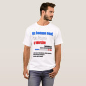 Ein Mann, Frankreich unterwegs - Wahlen 2017 T-Shirt (Vorne ganz)