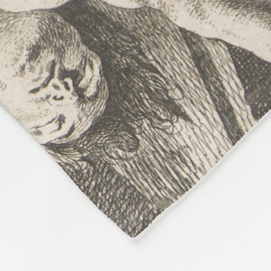 Ein Mann hebt die Legen eines anderen Mannes Fleecedecke (Ecke)