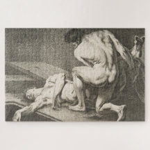 Ein Mann hebt die Legen eines anderen Mannes