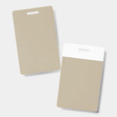 ein Mann in einem Anzug und Krawatte stehend vor e Ausweis (Vorder- & Rückseite)