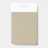 ein Mann in einem Anzug und Krawatte stehend vor e Ausweis (Rückseite)