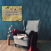 Ein Mann kann nicht mehr tun, er kann Sprichwort P Poster