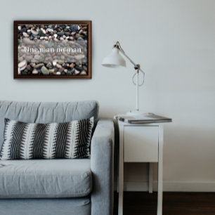 Ein Mann kein Mann Motivationsposter Poster
