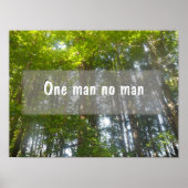 Ein Mann kein Mensch Inspiration Poster (Vorne)