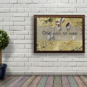 Ein Mann kein Sprichwort Poster