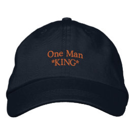 Ein Mann KING Personalisierte Texterkennung Cap Bestickte Baseballkappe