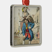 Ein Mann lud mit Unfug oder Ehestand, c.1766 Ornament Aus Metall (Rechts)