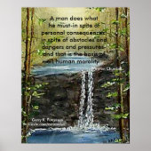 EIN MANN MACHT, WAS ER KÜCHERN MUSS. POSTER (Vorne)