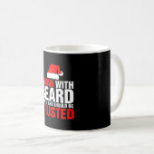 Ein Mann mit Bart ist echt und sollte sich auf GL  Kaffeetasse (VorderseiteRechts)