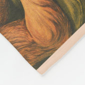 Ein Mann mit Löwenkopf, der Shakespeare liest, 191 Fleecedecke (Ecke)