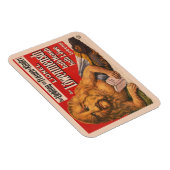 Ein Mann mit Löwenkopf, der Shakespeare liest, 191 Magnet (Rechte Seite)