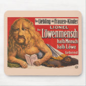 Ein Mann mit Löwenkopf, der Shakespeare liest, 191 Mousepad (Vorne)