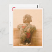 "Ein Mann mit Tattoo 刺 の 青 男 本日人物入れ墨タ2020000000000 Postkarte (Vorne/Hinten)