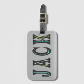 Ein Mann namens Jack ist ein Fall mit rückwärtiger Gepäckanhänger (Vorderseite Vertikal)