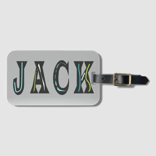 Ein Mann namens Jack ist ein Fall mit rückwärtiger Gepäckanhänger (Vorderseite (Horizontal))