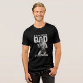 Ein Mann namens Vater Tri-Blend Shirt (Vorderseite voll)