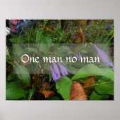 Ein Mann ohne Weisheit Sprichwort Poster (Vorne)