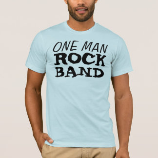 Ein Mann-Rockband T-Shirt