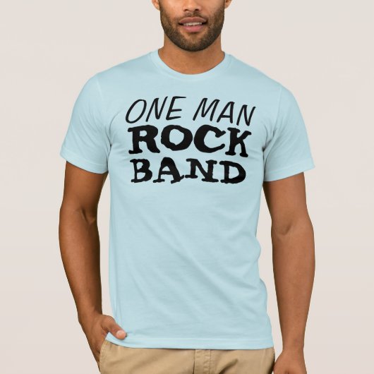 Ein Mann-Rockband T-Shirt (Vorderseite)