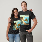 Ein Mann und sein Fisch T-Shirt (Unisex)