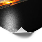 ein Mann und sein Hund Fotodruck (Ecke)