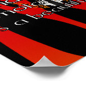 Ein Mann und sein Motorrad Poster (Ecke)