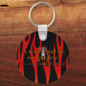 Ein Mann und sein Motorrad Schlüsselanhänger (Vorderseite)